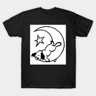 Sleepy Rabbit Moon T-Shirt